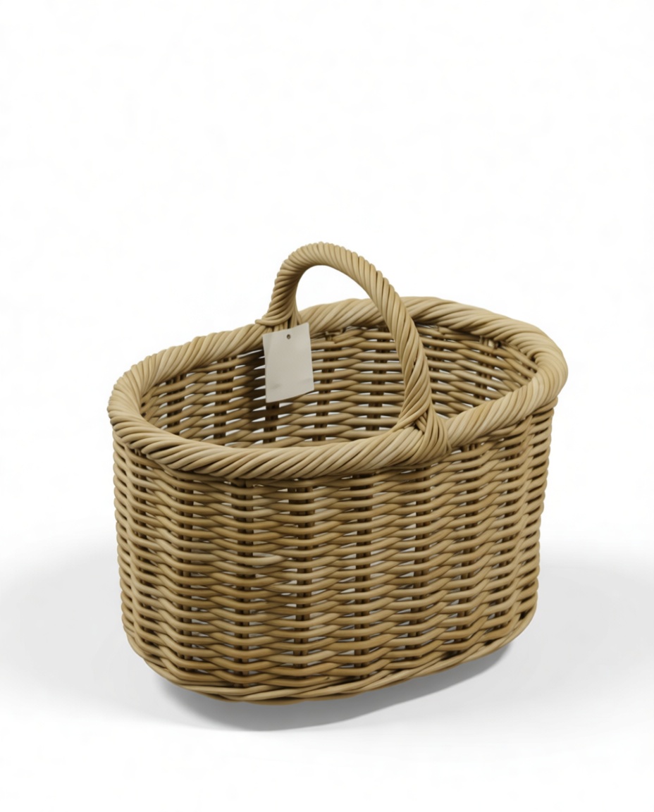 Woven Picnic Basket Model free 3D printable STL