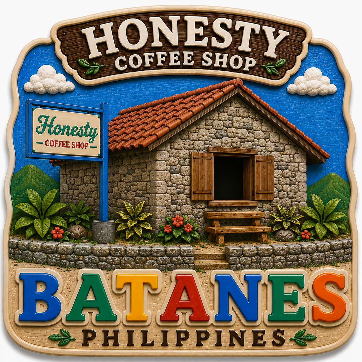 Batanes Stone House Model free 3D printable STL