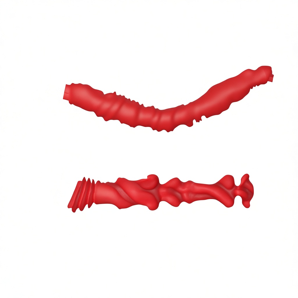 Red Worm Figurines free 3D printable STL