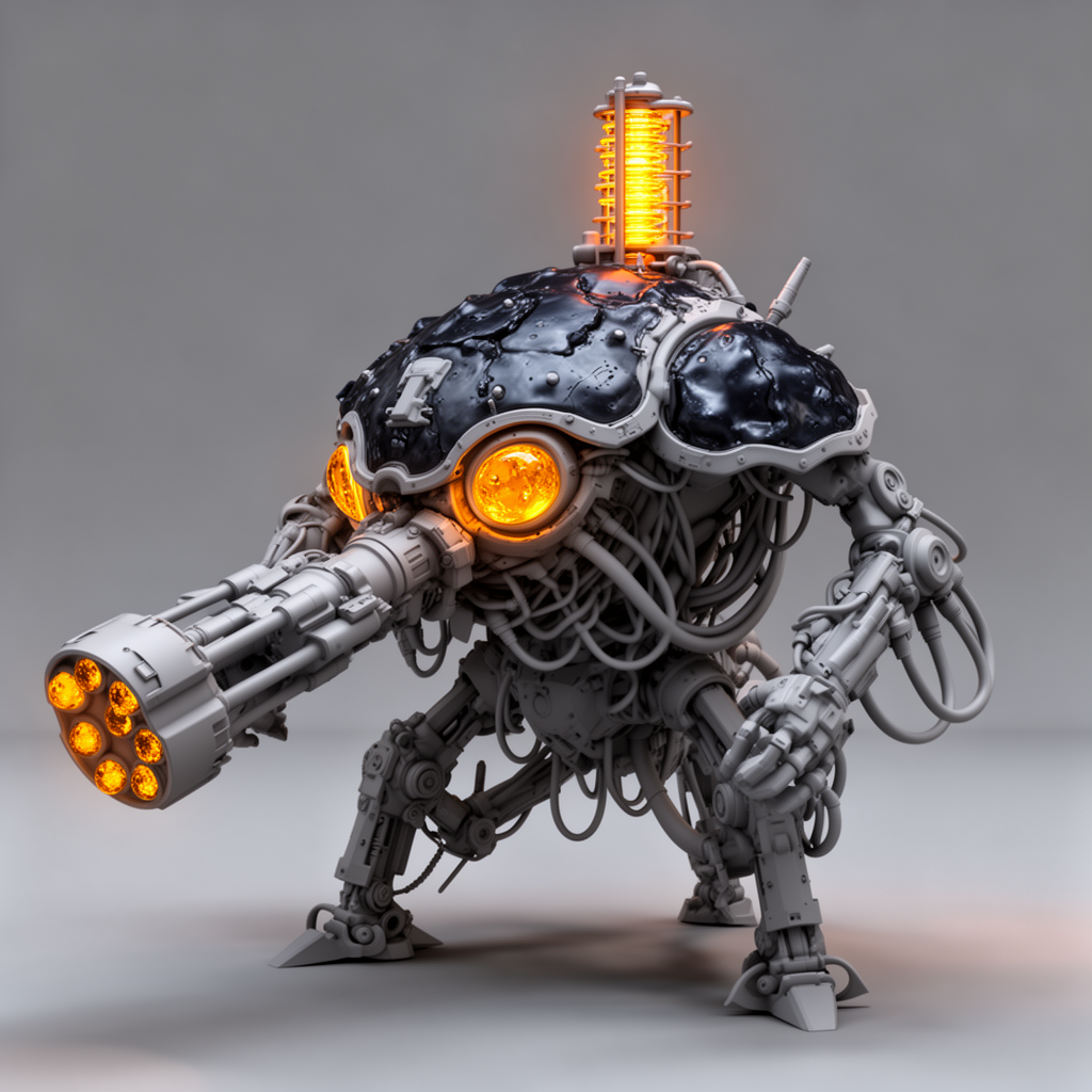 Chrome Biovore Figurine free 3D printable STL