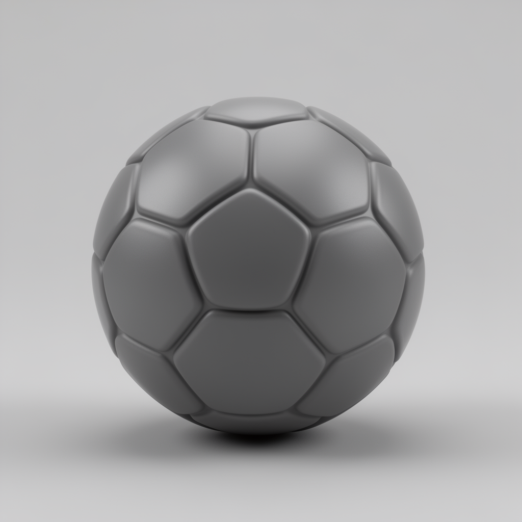 Soccer Ball Model free 3D printable STL