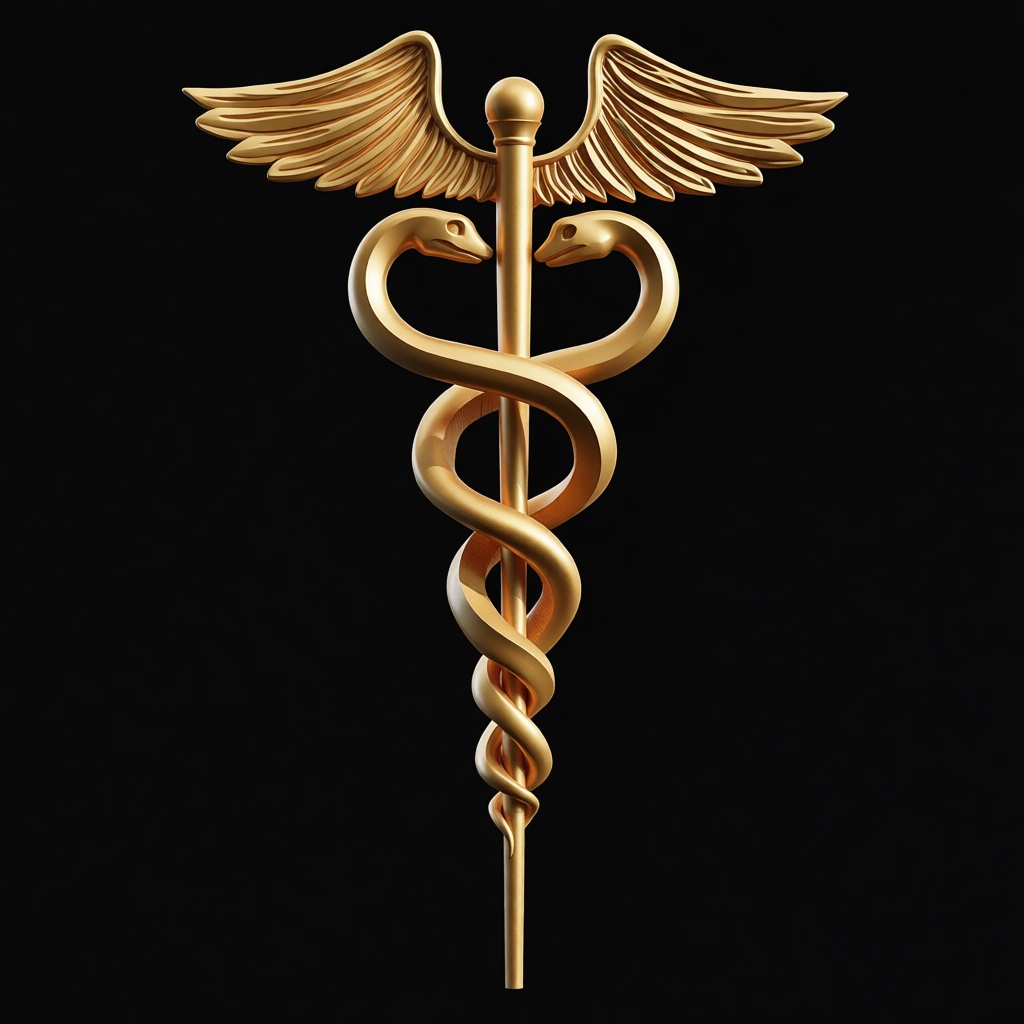 Caduceus Medical Staff free 3D printable STL