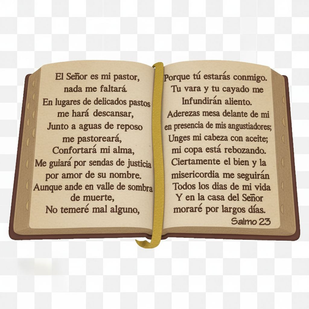 Psalm 23 Open Book free 3D printable STL