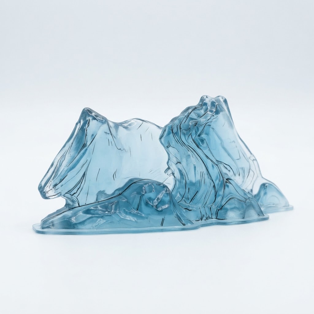 Iceberg Model Figurine free 3D printable STL