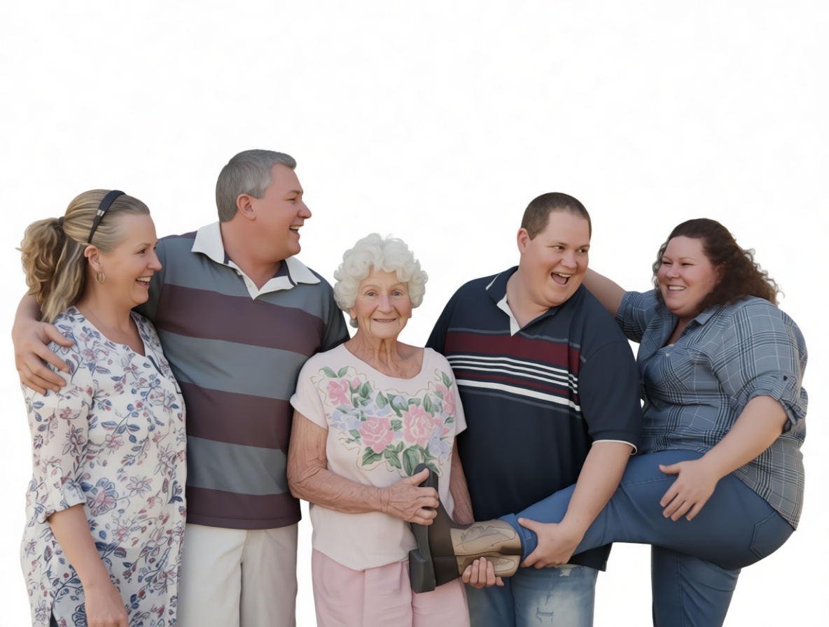 Family Group Pose Model free 3D printable STL