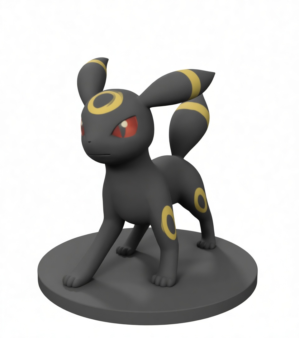 Umbreon Figurine free 3D printable STL