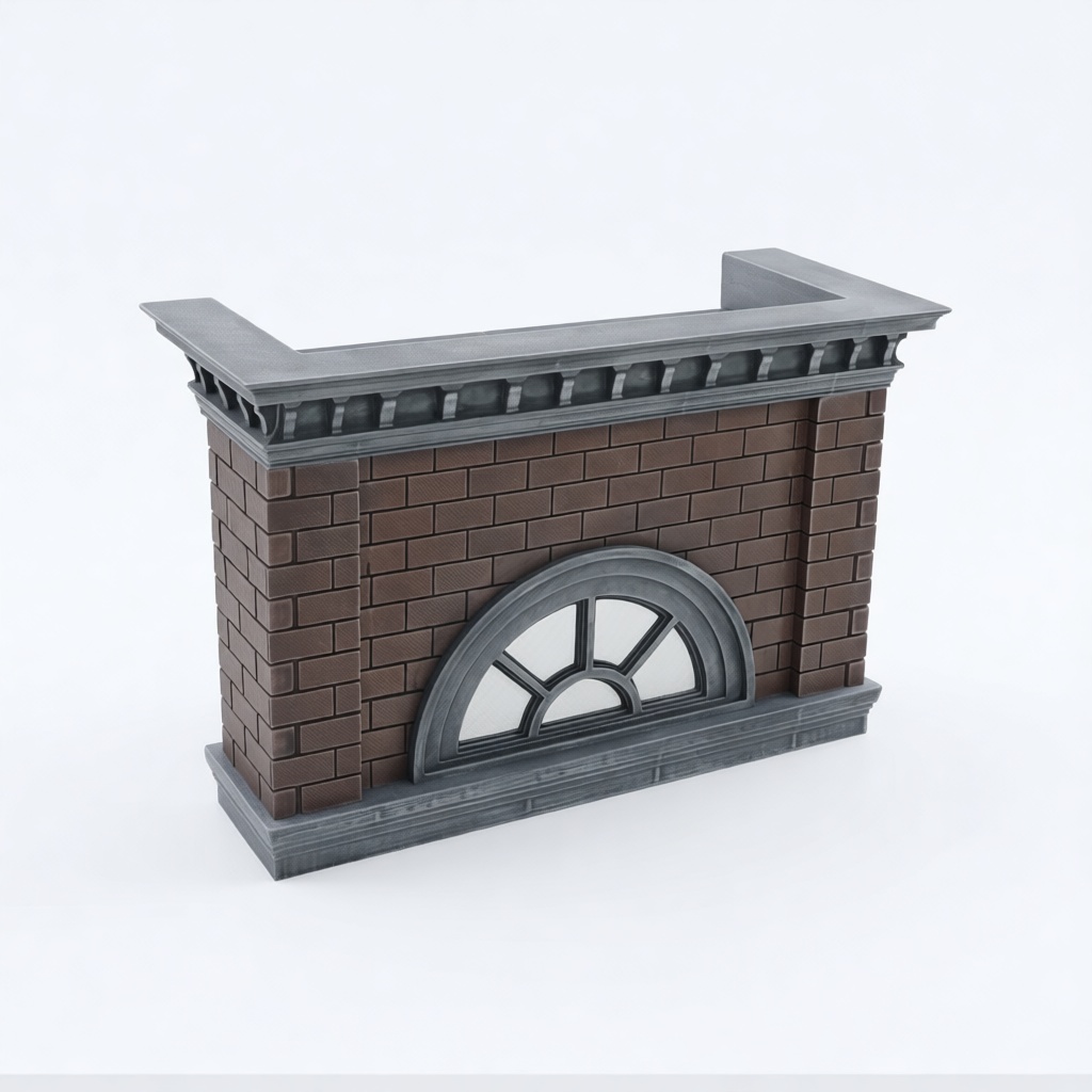 Victorian Fireplace Mantel free 3D printable STL