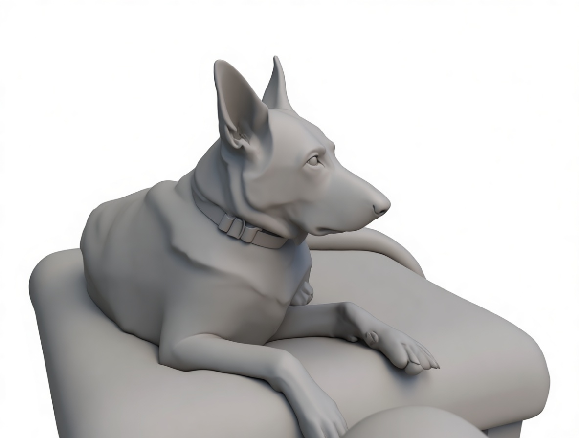 Doberman Pinscher Figurine free 3D printable STL