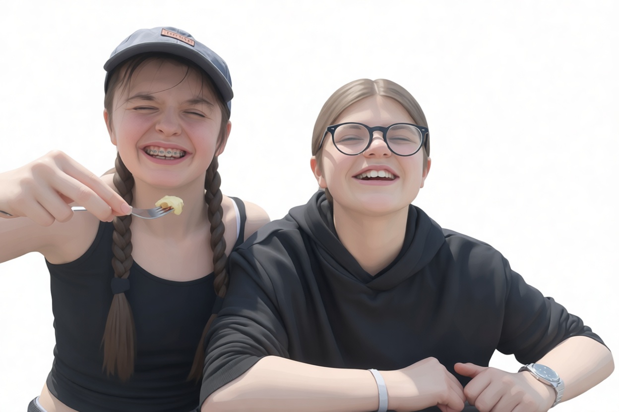 Smiling Girls Figurines free 3D printable STL
