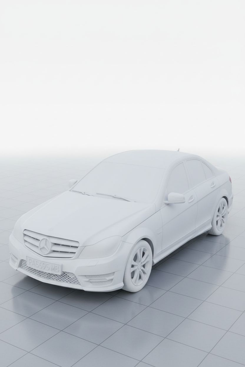 Mercedes-Benz C-Class Model free 3D printable STL