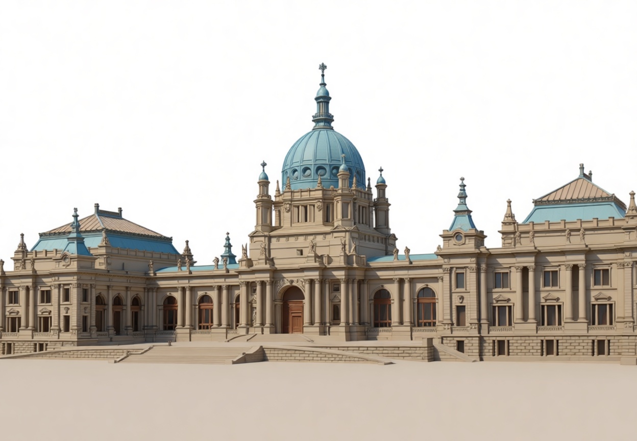 Legislative Palace Model free 3D printable STL