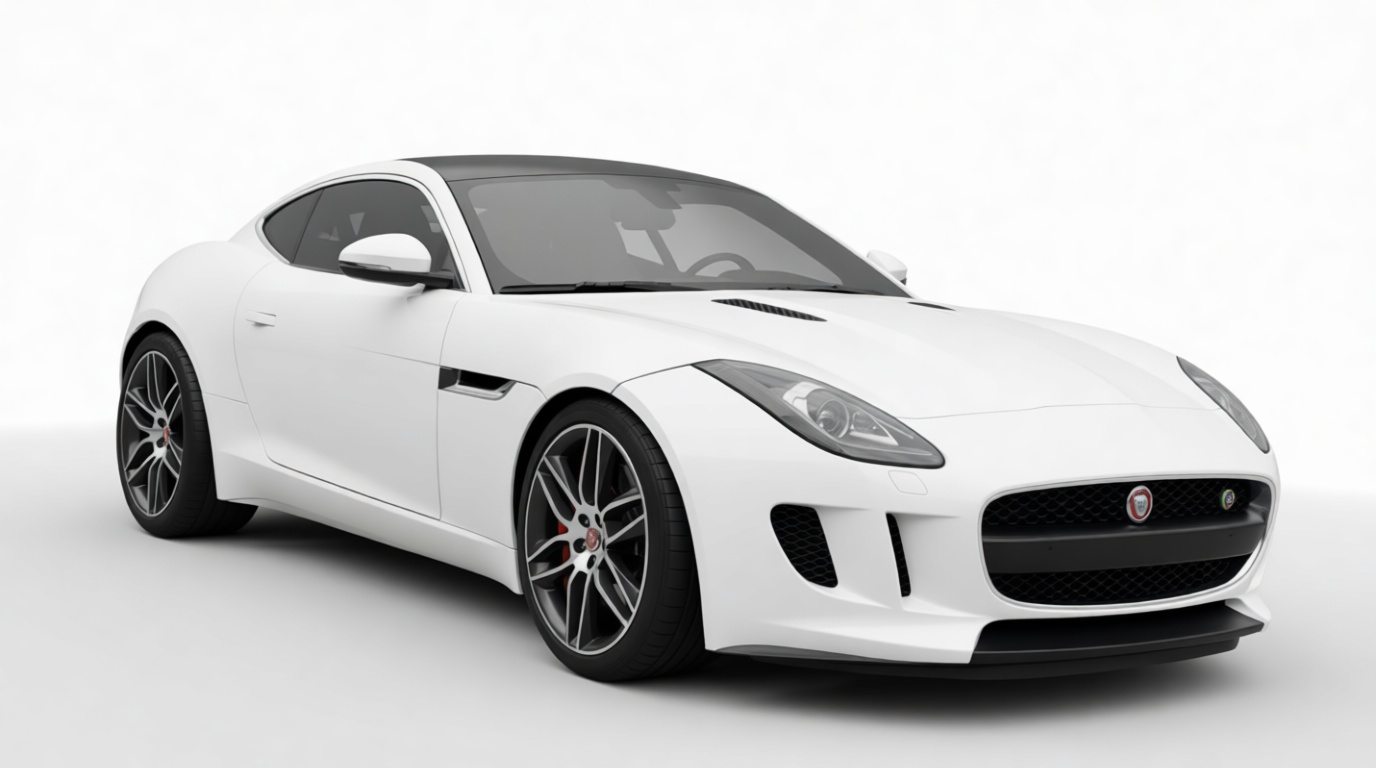 Jaguar F-Type Coupe Model free 3D printable STL