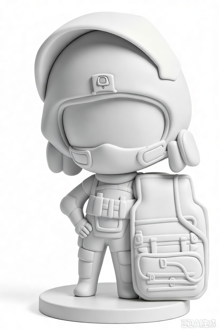 Rook Rainbow Six Figurine free 3D printable STL