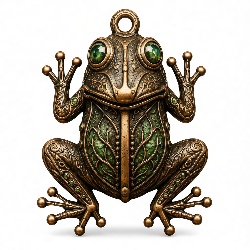 Steampunk Frog Figurine free 3D printable STL