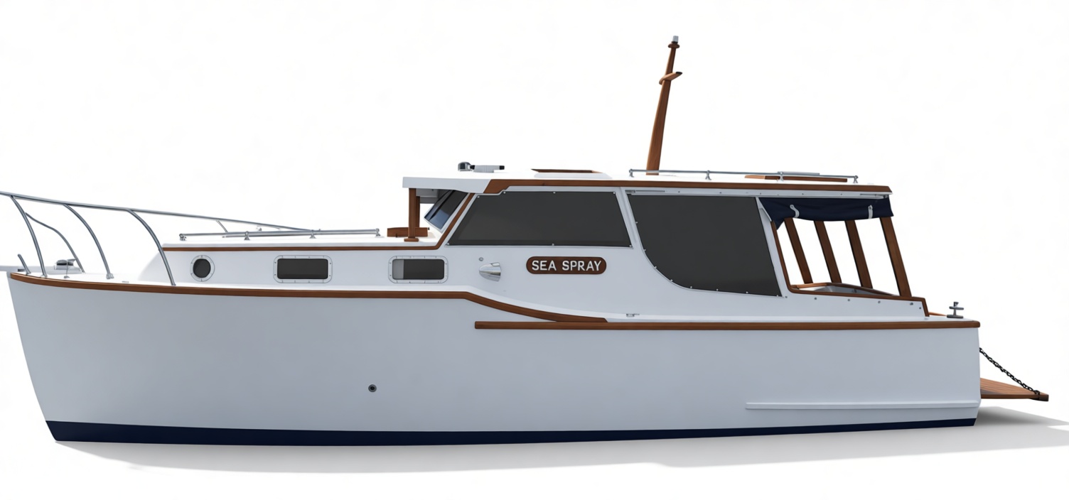 Sea Spray Cabin Cruiser free 3D printable STL