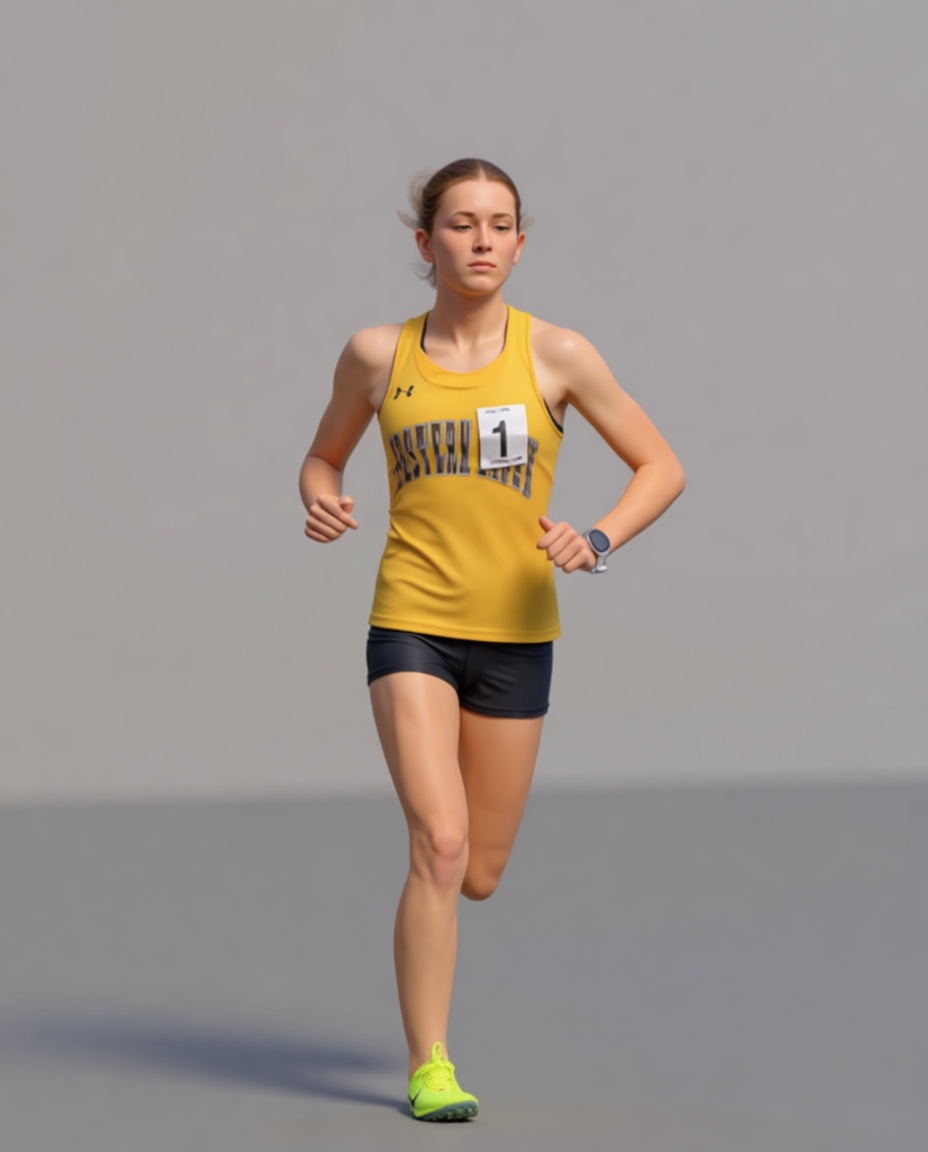 Female Runner Figurine free 3D printable STL