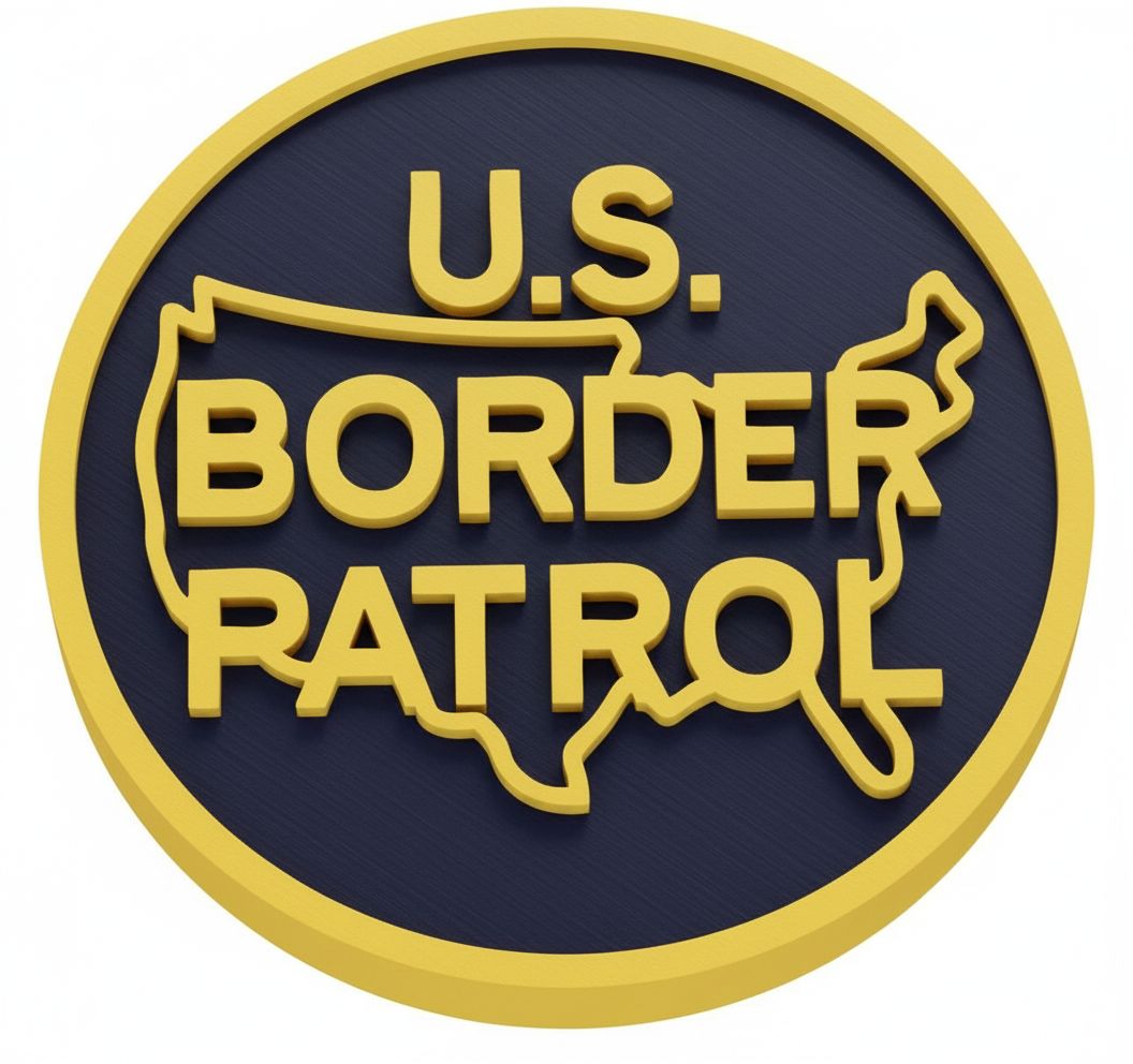 U.S. Border Patrol Emblem free 3D printable STL