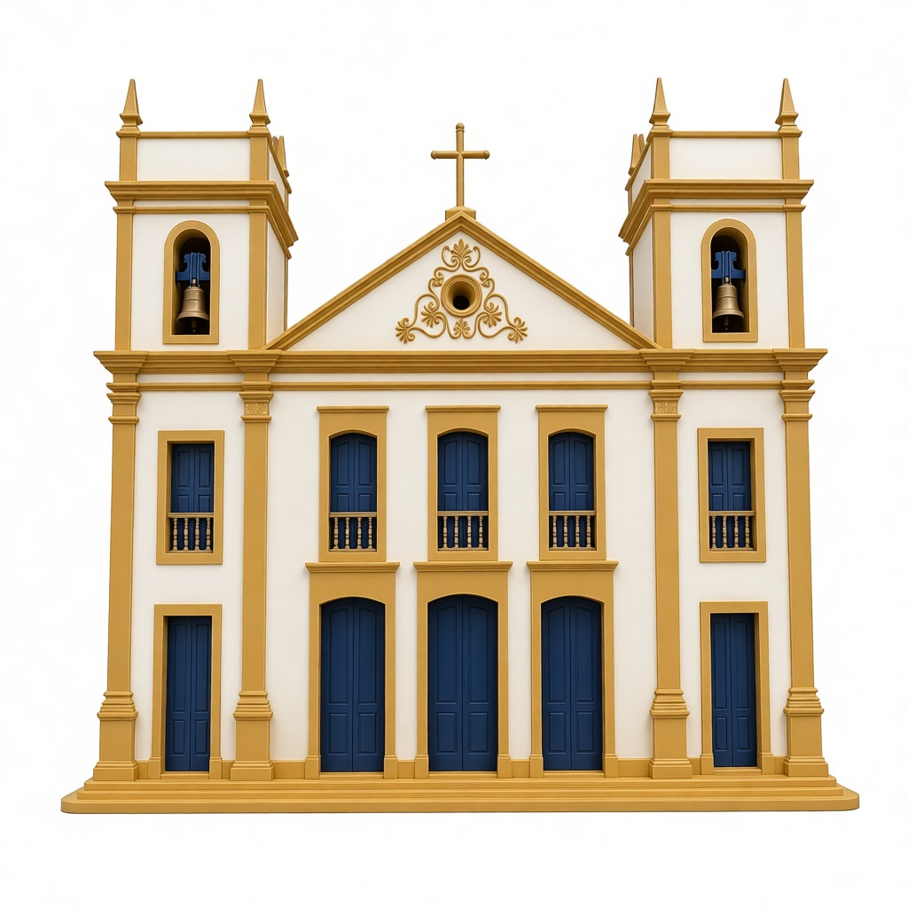 Colonial Church Model free 3D printable STL