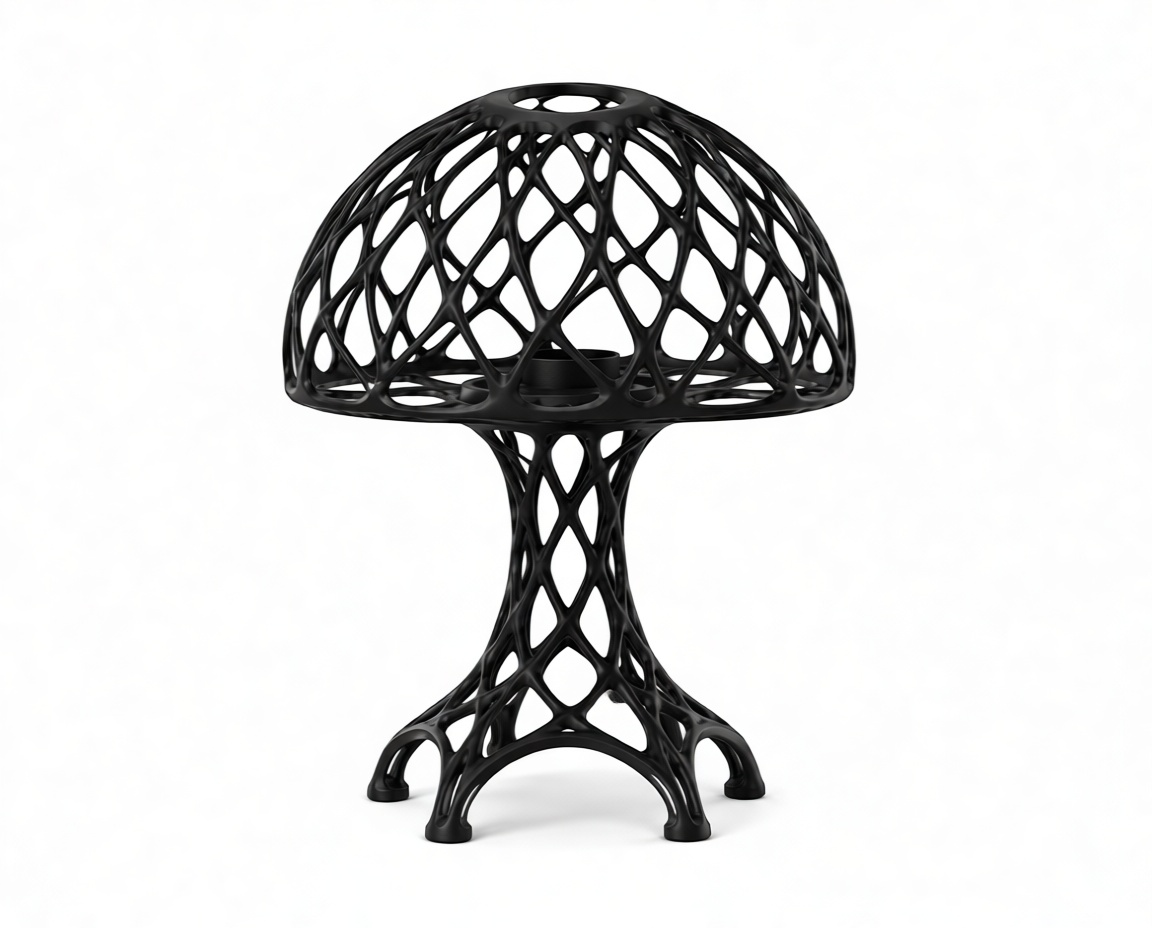 Lattice Mushroom Table Lamp free 3D printable STL