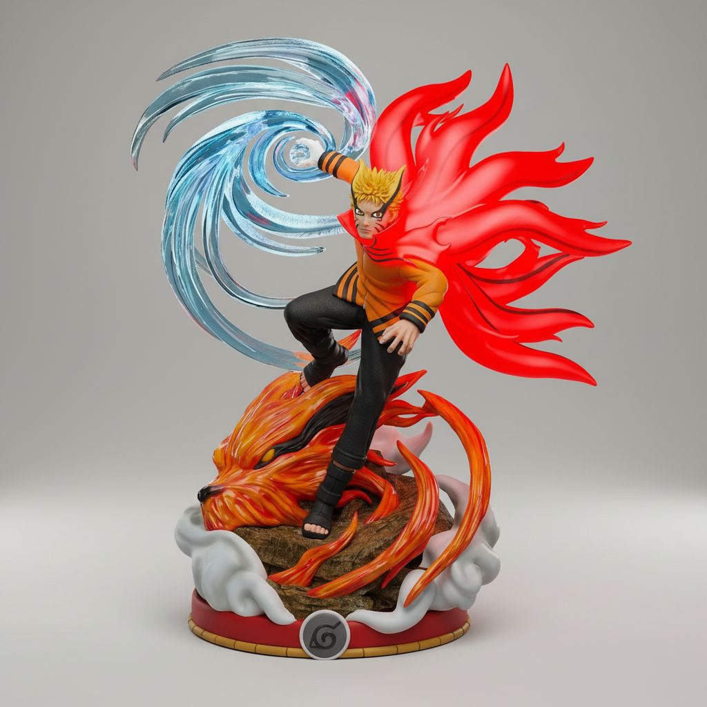 Naruto Uzumaki Figurine free 3D printable STL