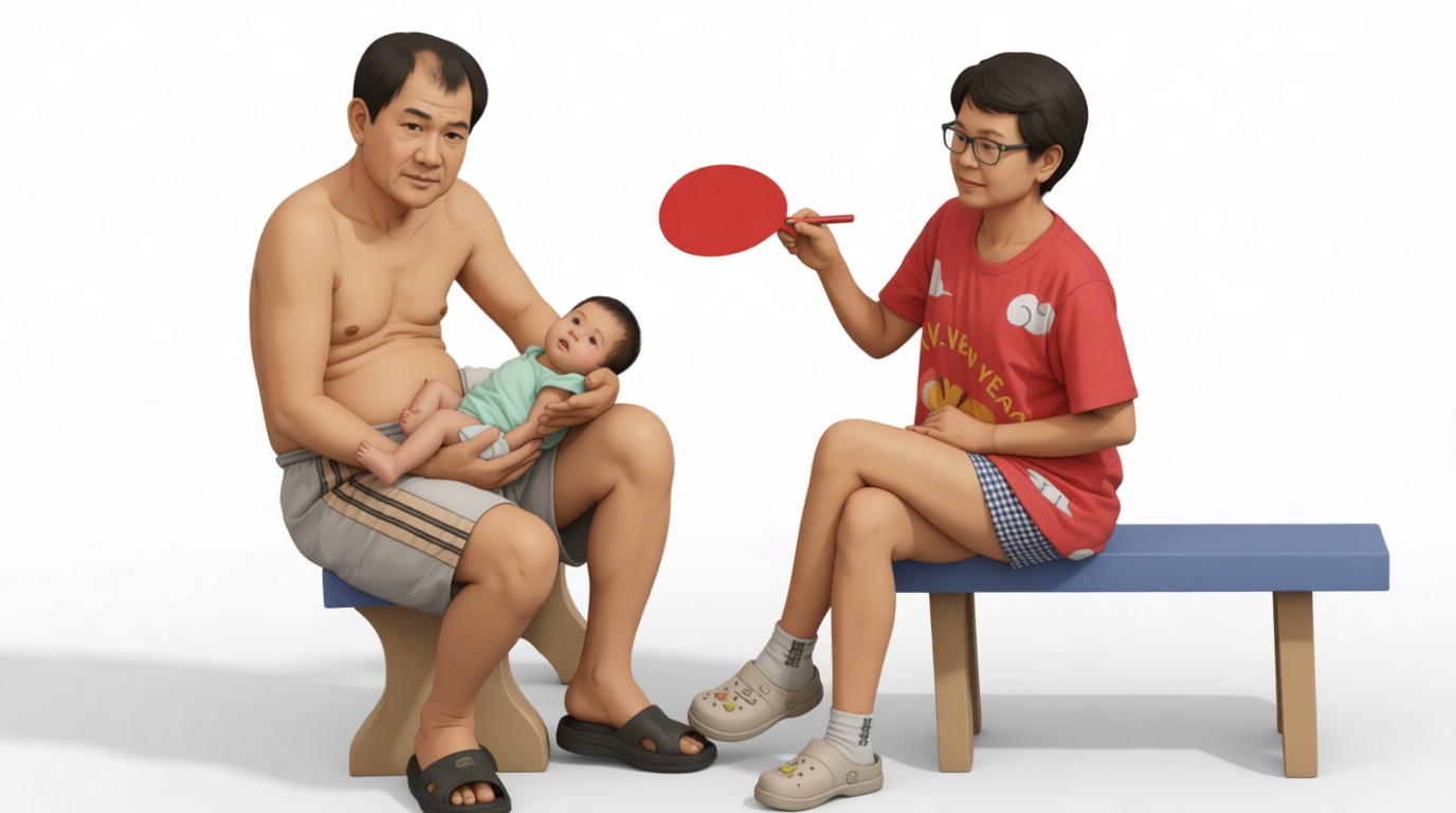 Family Scene Figurine free 3D printable STL