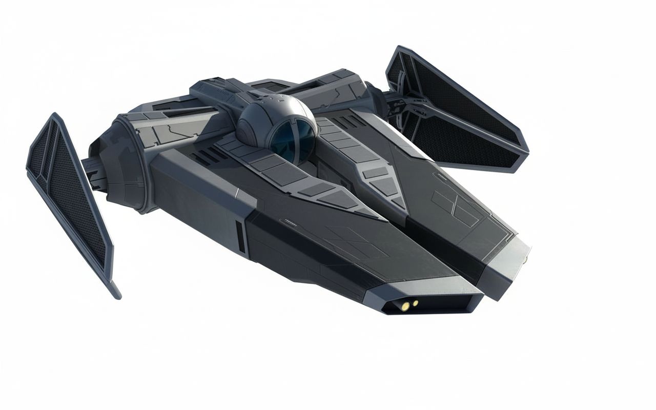 Futuristic Spacecraft Design free 3D printable STL
