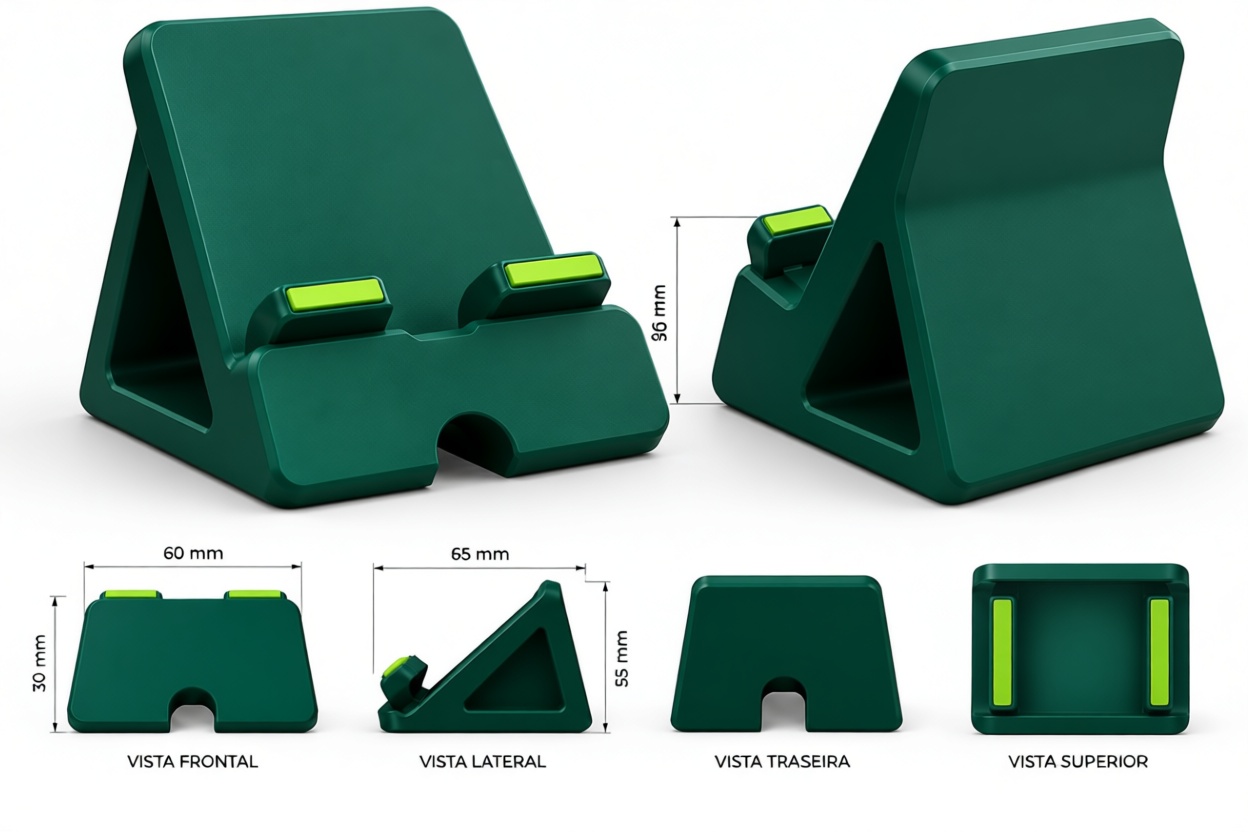 Mobile Phone Stand free 3D printable STL