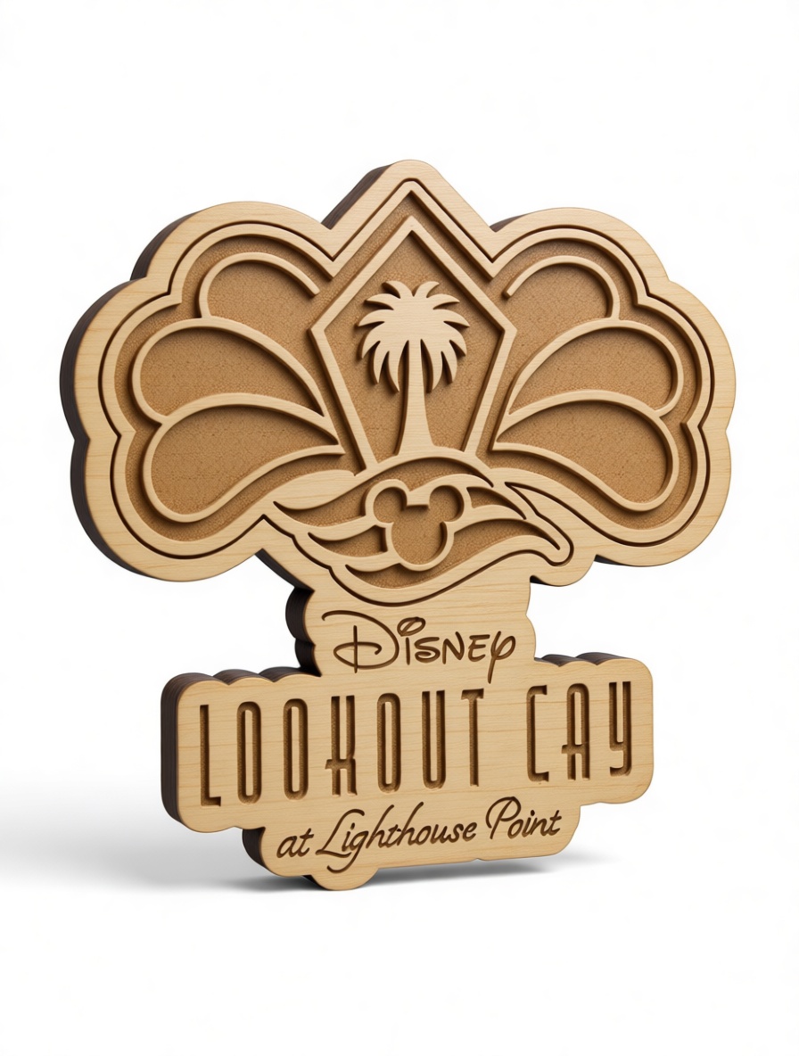 Lookout Cay Sign Plaque free 3D printable STL