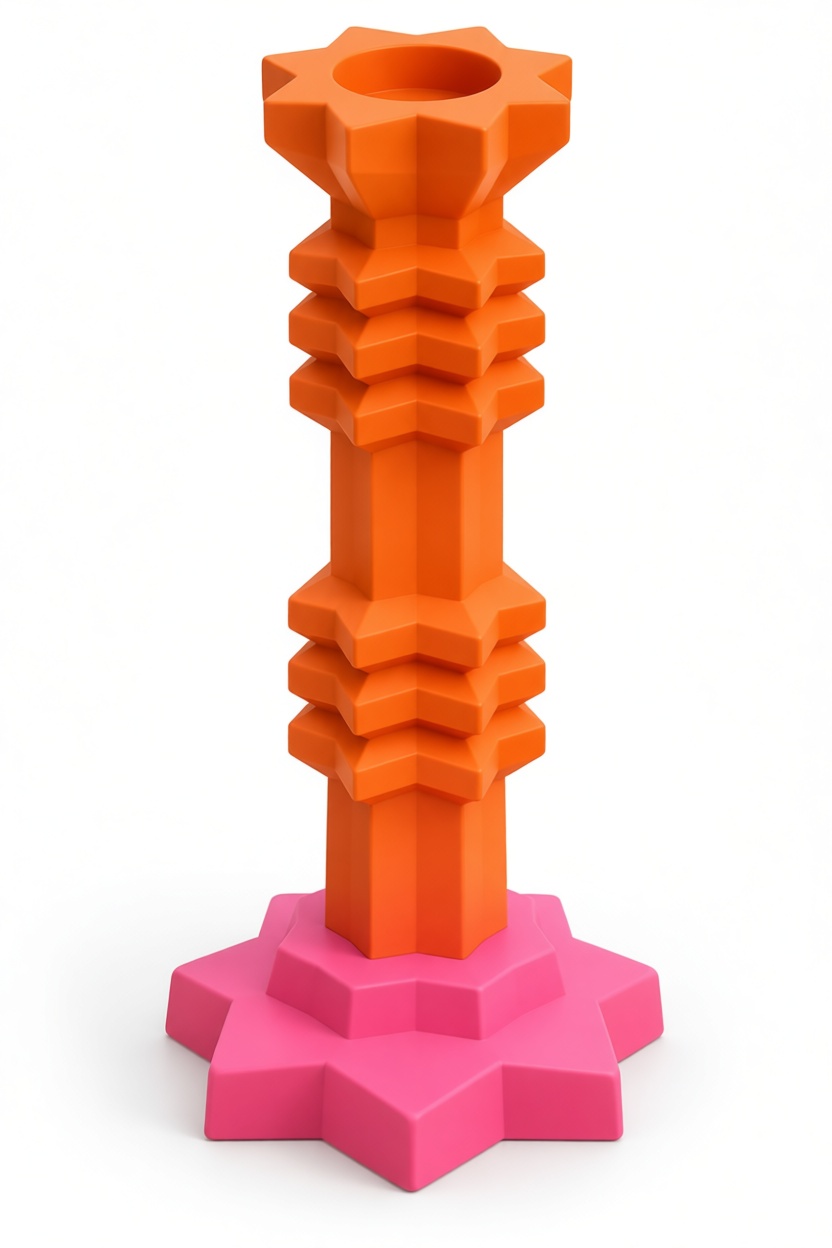 Geometric Candle Holder free 3D printable STL