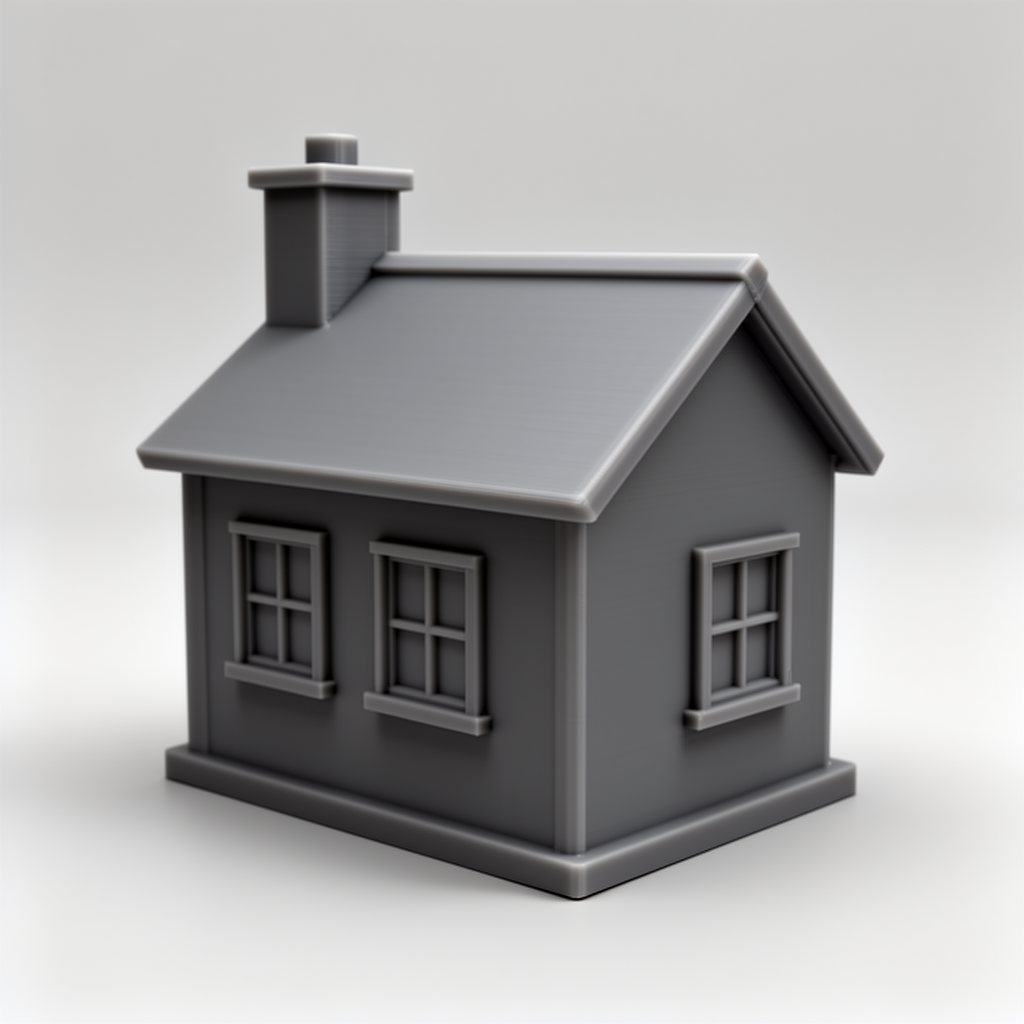 Cottage House Model free 3D printable STL