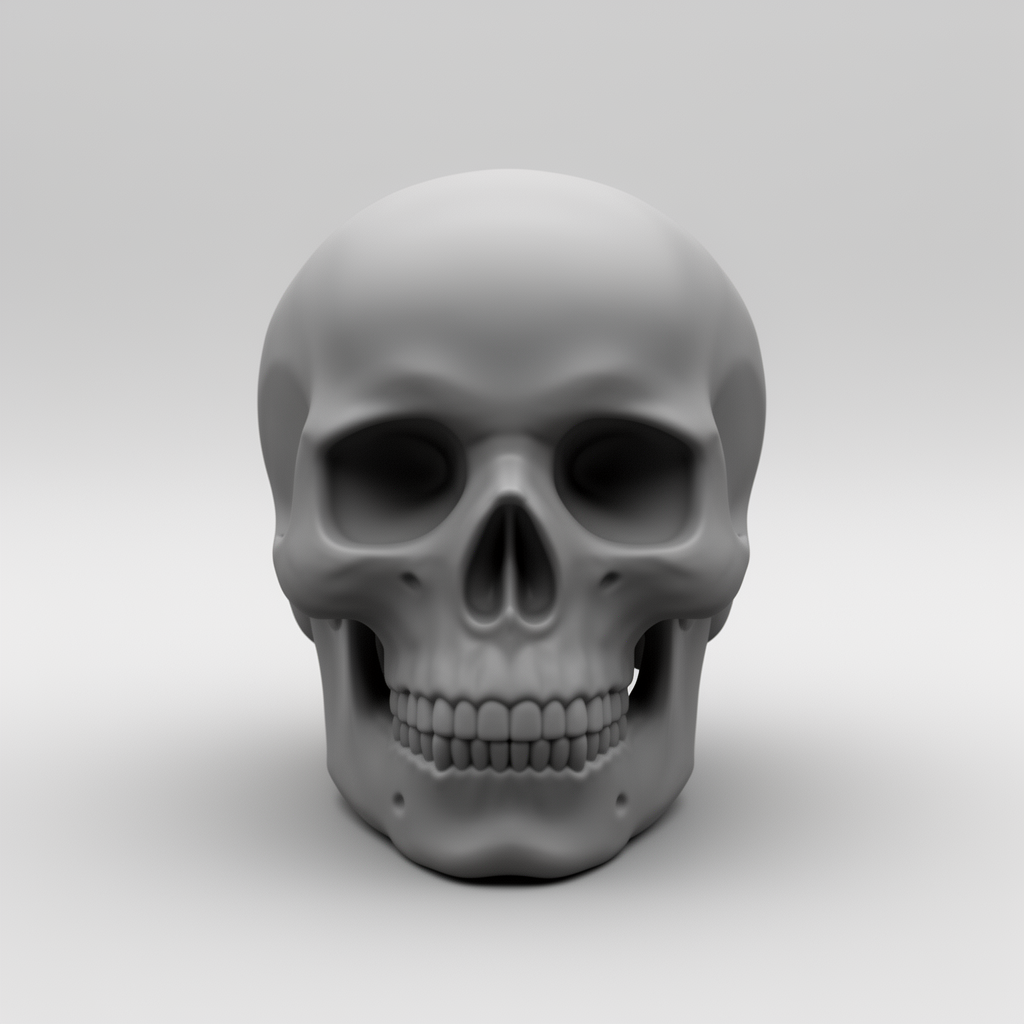 Decorative Skull Figurine free 3D printable STL