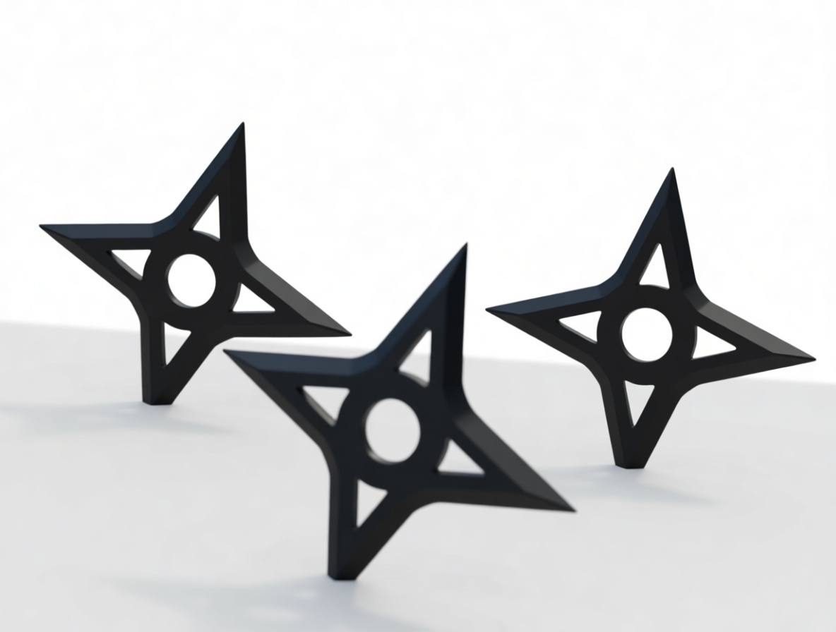 Ninja Shuriken Set free 3D printable STL