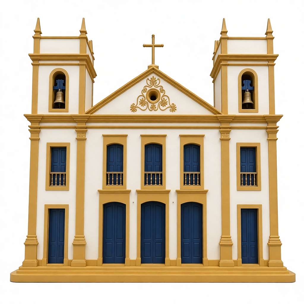 Colonial Church Model free 3D printable STL
