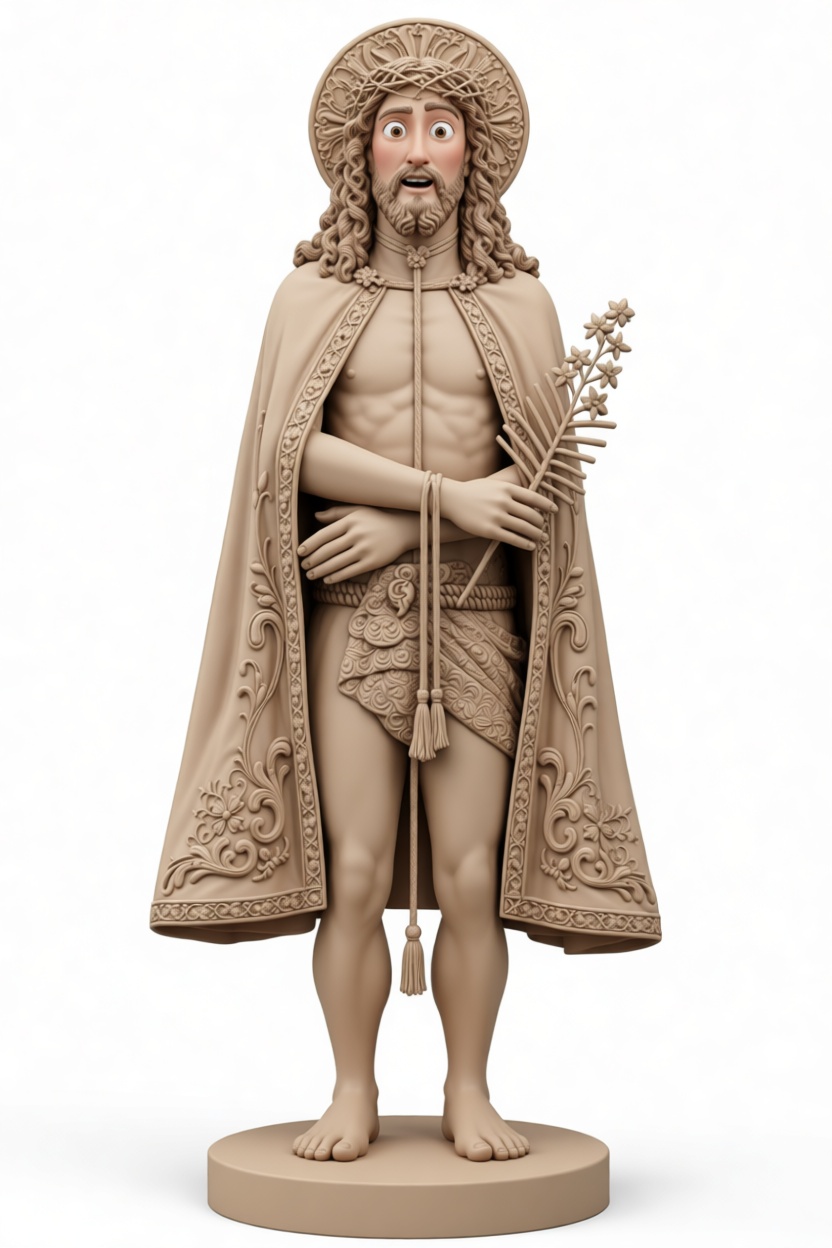Saint Jude Thaddeus Statue free 3D printable STL