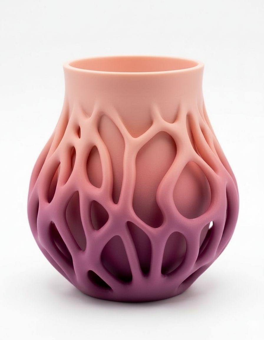 Organic Network Vase free 3D printable STL