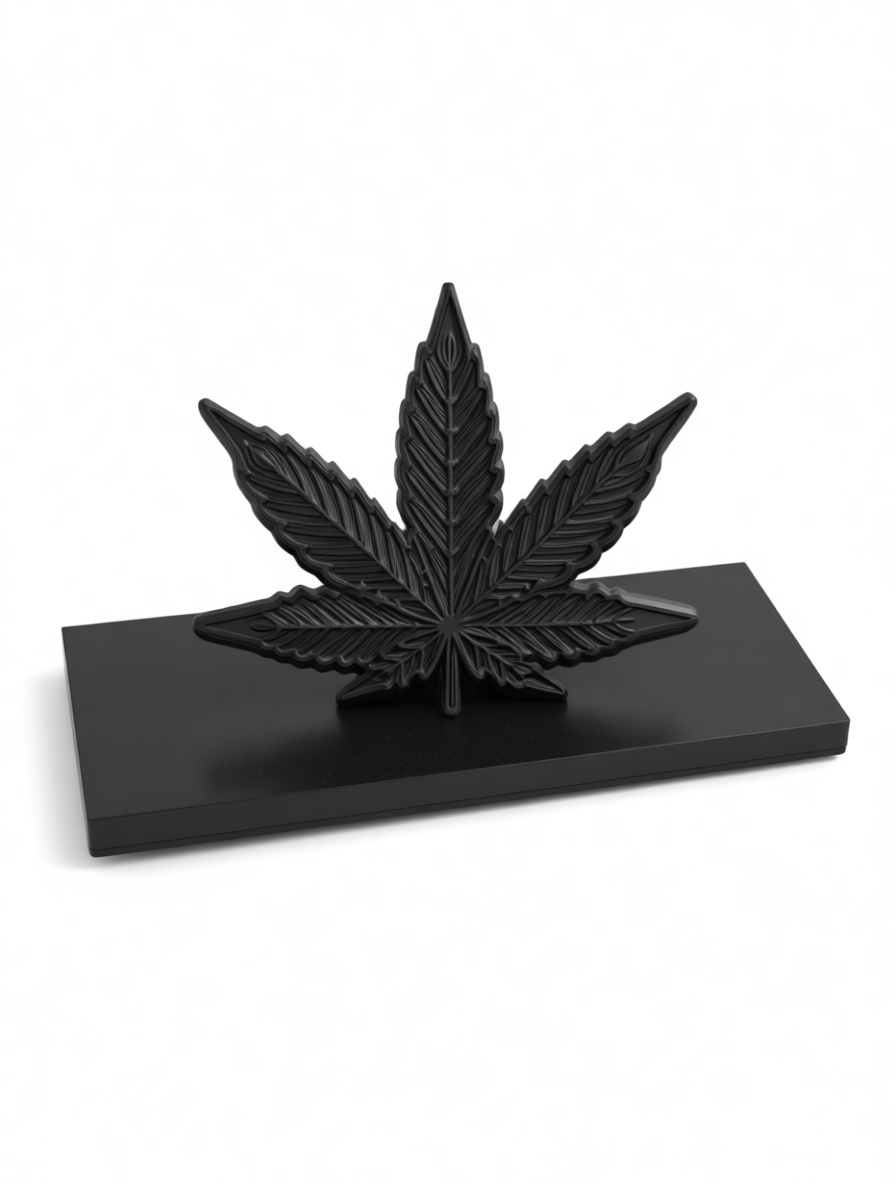 Cannabis Leaf Sculpture free 3D printable STL