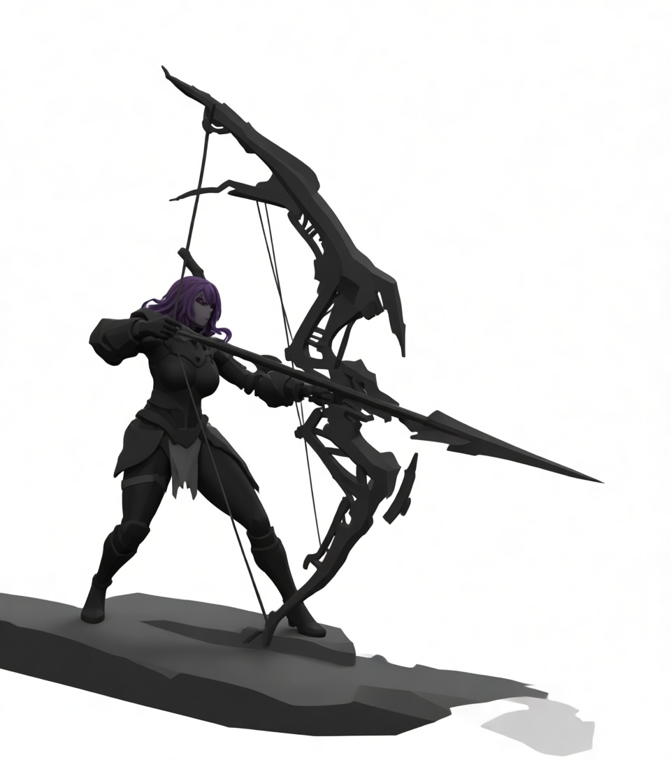 Kassandra Bow Statue free 3D printable STL