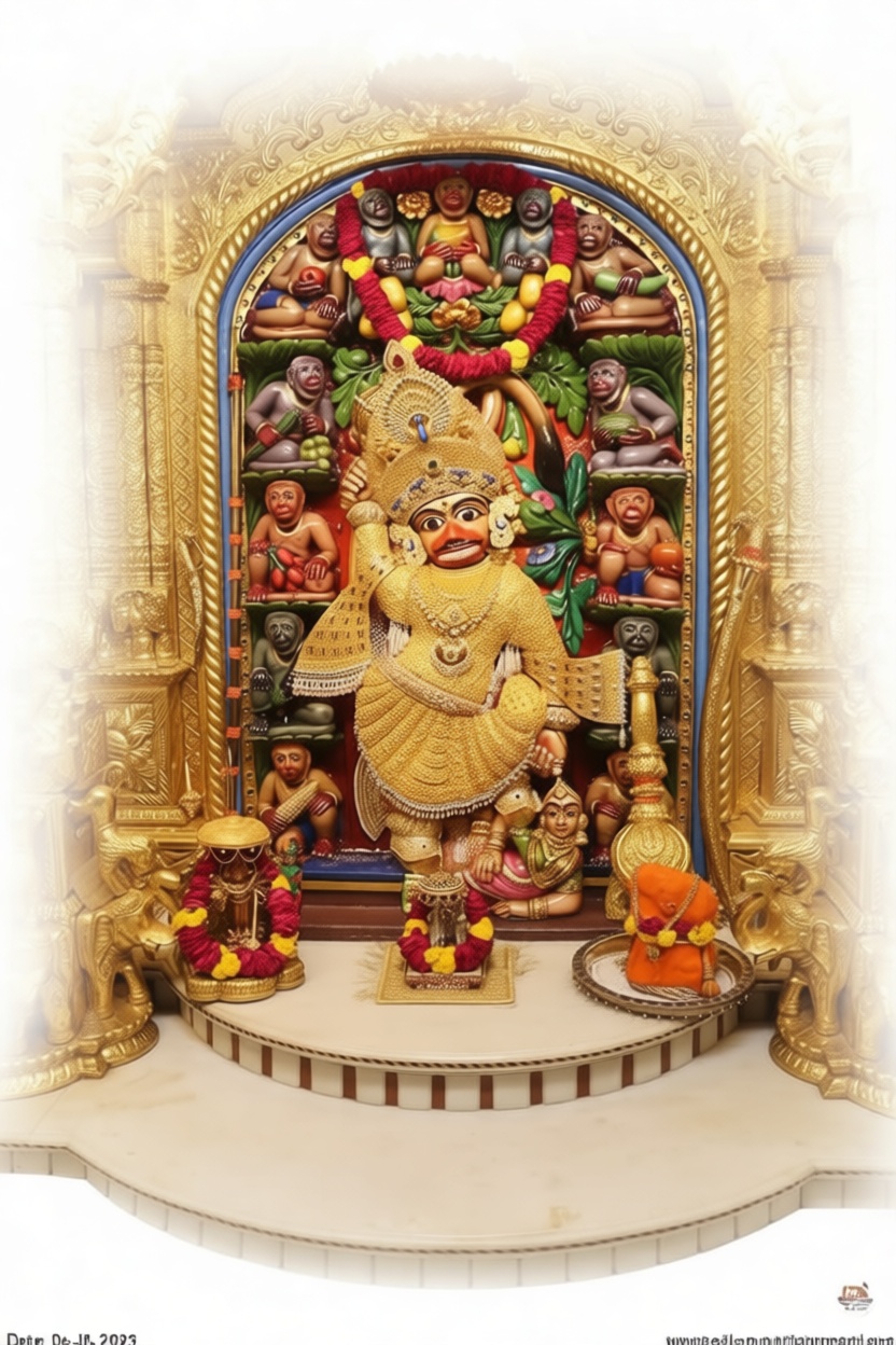 Narasimha Deity Statue free 3D printable STL