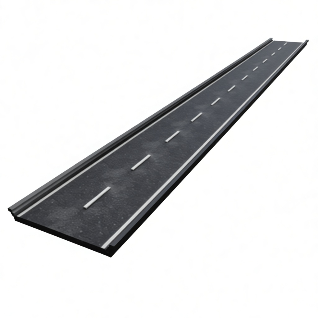 Highway Road Segment Model free 3D printable STL