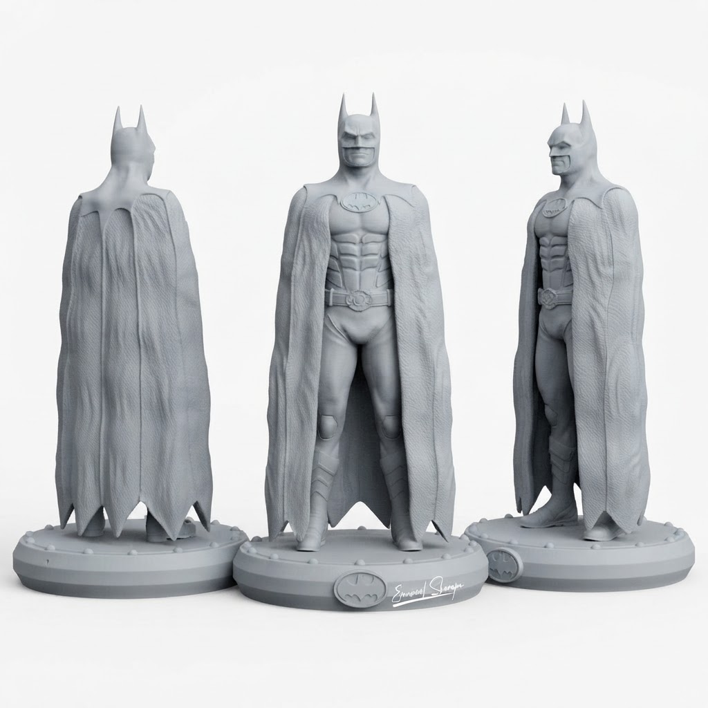 Batman Classic Figurine free 3D printable STL