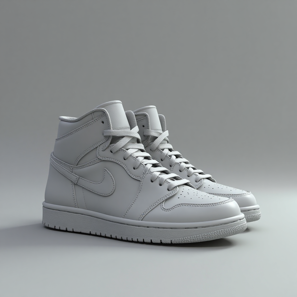 Jordan 1 Sneakers Model free 3D printable STL