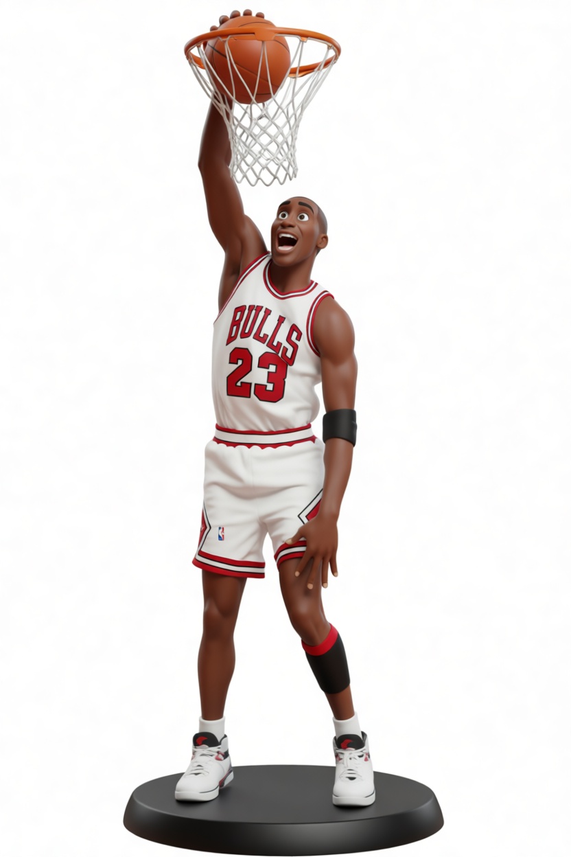 Michael Jordan Figurine free 3D printable STL