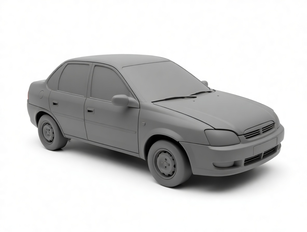 Toyota Corolla Sedan Model free 3D printable STL
