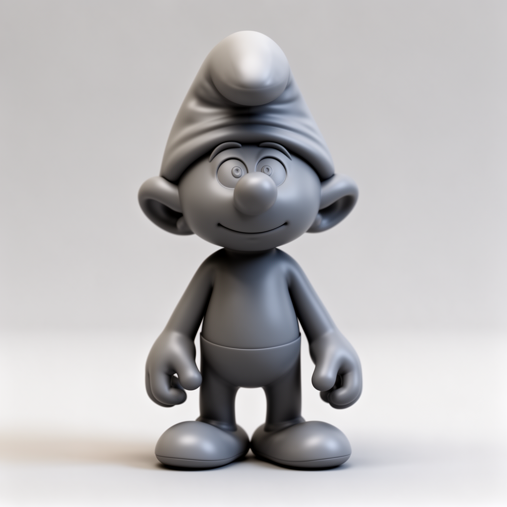 Smurf Figurine free 3D printable STL