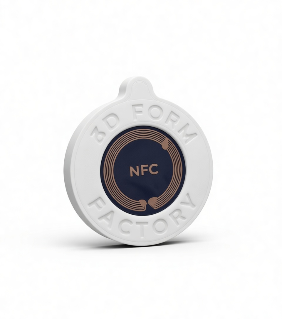 NFC Keychain Tag free 3D printable STL