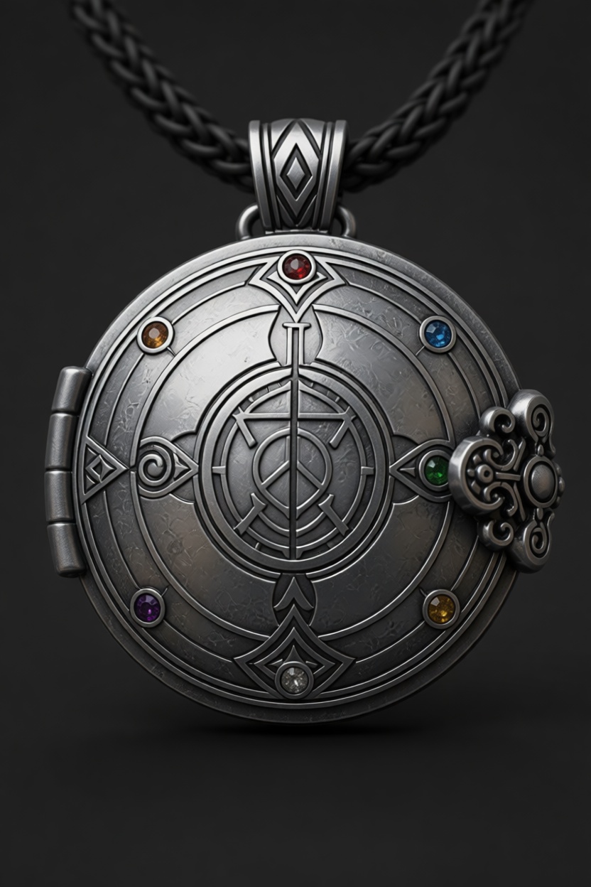 Magic Compass Pendant free 3D printable STL