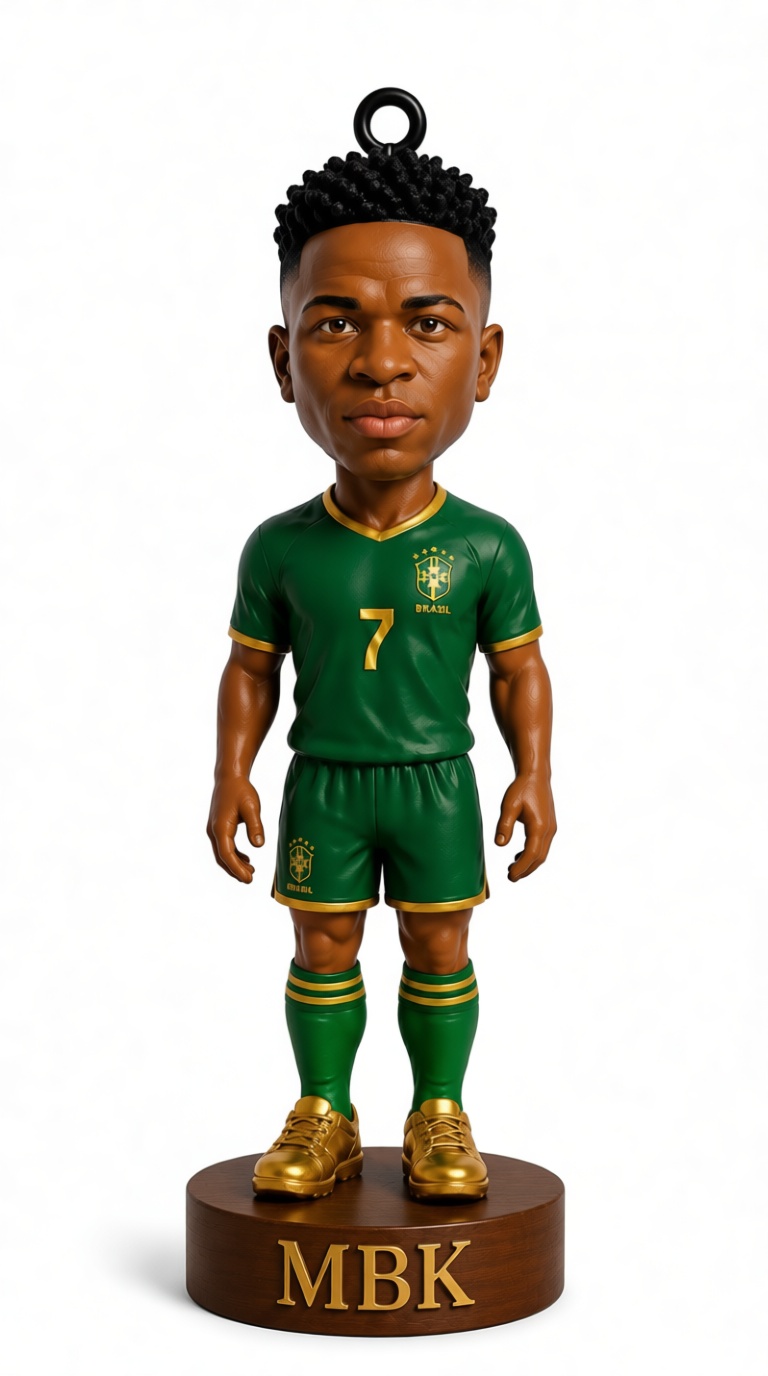 Brazil Soccer Player Figurine free 3D printable STL