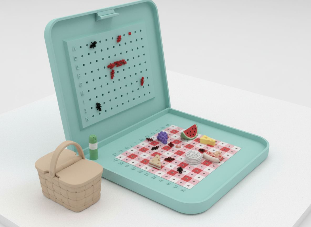 Ant Picnic Game Set free 3D printable STL