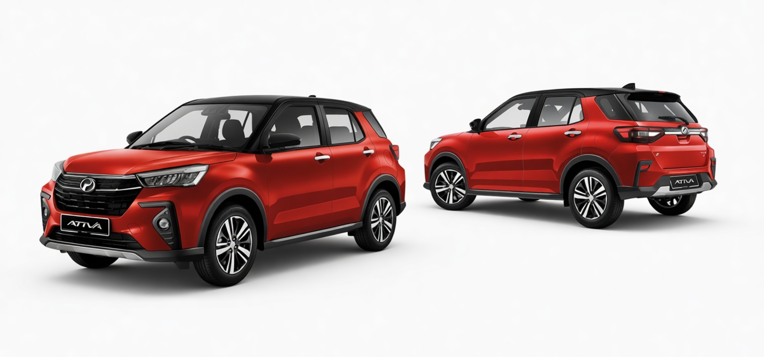Perodua Ativa SUV Model free 3D printable STL