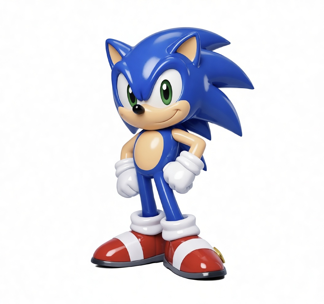 Sonic the Hedgehog Figurine free 3D printable STL